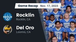 Recap: Rocklin  vs. Del Oro  2023