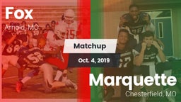 Matchup: Fox  vs. Marquette  2019