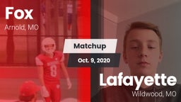 Matchup: Fox  vs. Lafayette  2020
