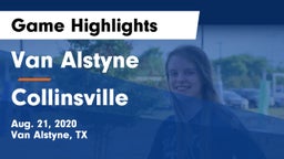 Van Alstyne  vs Collinsville  Game Highlights - Aug. 21, 2020