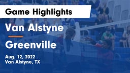 Van Alstyne  vs Greenville Game Highlights - Aug. 12, 2022