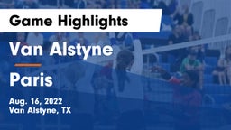 Van Alstyne  vs Paris  Game Highlights - Aug. 16, 2022