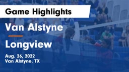 Van Alstyne  vs Longview Game Highlights - Aug. 26, 2022