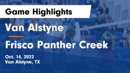 Van Alstyne  vs Frisco Panther Creek Game Highlights - Oct. 14, 2022