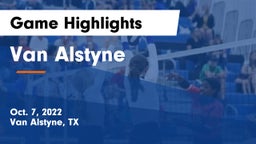Van Alstyne  Game Highlights - Oct. 7, 2022