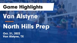 Van Alstyne  vs North Hills Prep Game Highlights - Oct. 31, 2022