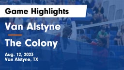 Van Alstyne  vs The Colony  Game Highlights - Aug. 12, 2023