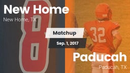 Matchup: New Home  vs. Paducah  2017
