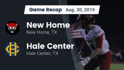 Recap: New Home  vs. Hale Center  2019