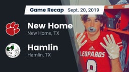 Recap: New Home  vs. Hamlin  2019
