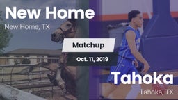 Matchup: New Home  vs. Tahoka  2019