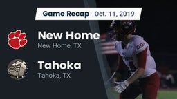 Recap: New Home  vs. Tahoka  2019