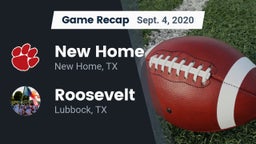 Recap: New Home  vs. Roosevelt  2020