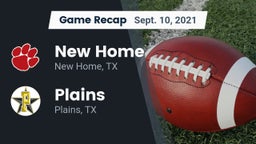 Recap: New Home  vs. Plains  2021