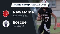 Recap: New Home  vs. Roscoe  2021