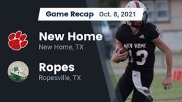 Recap: New Home  vs. Ropes  2021