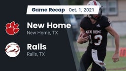 Recap: New Home  vs. Ralls  2021