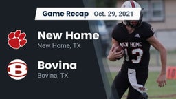 Recap: New Home  vs. Bovina  2021