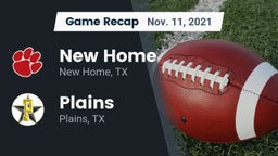 Recap: New Home  vs. Plains  2021