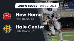 Recap: New Home  vs. Hale Center  2022