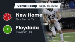 Recap: New Home  vs. Floydada  2022