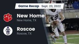 Recap: New Home  vs. Roscoe  2022