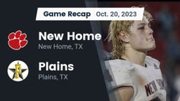 Recap: New Home  vs. Plains  2023
