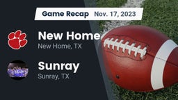 Recap: New Home  vs. Sunray  2023