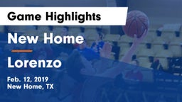 New Home  vs Lorenzo  Game Highlights - Feb. 12, 2019