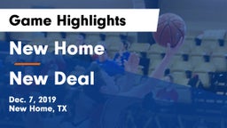 New Home  vs New Deal  Game Highlights - Dec. 7, 2019