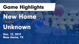 New Home  vs Unknown Game Highlights - Dec. 12, 2019