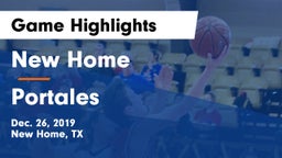 New Home  vs Portales  Game Highlights - Dec. 26, 2019