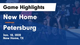 New Home  vs Petersburg  Game Highlights - Jan. 18, 2020