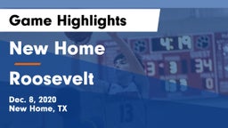 New Home  vs Roosevelt  Game Highlights - Dec. 8, 2020