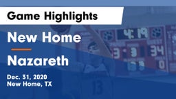 New Home  vs Nazareth  Game Highlights - Dec. 31, 2020