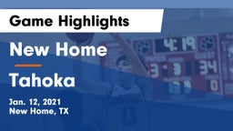 New Home  vs Tahoka  Game Highlights - Jan. 12, 2021