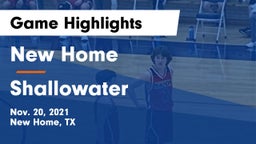 New Home  vs Shallowater  Game Highlights - Nov. 20, 2021