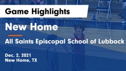 New Home  vs All Saints Episcopal School of Lubbock Game Highlights - Dec. 2, 2021