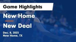 New Home  vs New Deal  Game Highlights - Dec. 8, 2023