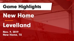 New Home  vs Levelland  Game Highlights - Nov. 9, 2019