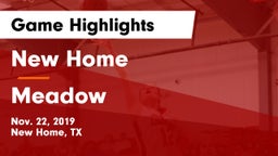 New Home  vs Meadow  Game Highlights - Nov. 22, 2019