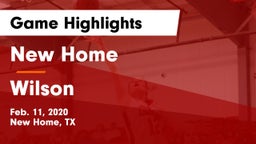 New Home  vs Wilson Game Highlights - Feb. 11, 2020