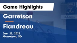 Garretson  vs Flandreau  Game Highlights - Jan. 25, 2022