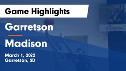 Garretson  vs Madison  Game Highlights - March 1, 2022