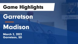 Garretson  vs Madison  Game Highlights - March 2, 2022