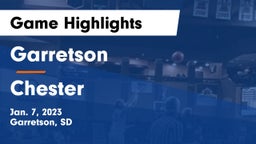 Garretson  vs Chester Game Highlights - Jan. 7, 2023