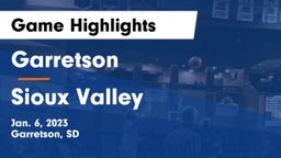 Garretson  vs Sioux Valley  Game Highlights - Jan. 6, 2023
