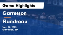 Garretson  vs Flandreau  Game Highlights - Jan. 24, 2023