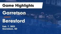 Garretson  vs Beresford  Game Highlights - Feb. 7, 2023