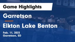 Garretson  vs Elkton Lake Benton Game Highlights - Feb. 11, 2023